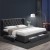 Artiss Mila Queen Size Bed Frame with 4 Drawers, Charcoal - Premium Faux Linen, Tufted Headboard, Sturdy Steel Frame