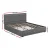 Artiss Tiyo King Size Gas Lift Bed Frame - Premium Grey Faux Linen, Storage, Sturdy Wooden Slat Base, Scandinavian Style