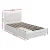 Artiss Tiyo King Single Gas Lift Bed Frame - White, PVC Leather, Tufted Headboard, Storage, Easy Assembly