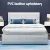 Artiss Tiyo Queen Size Gas Lift Bed Frame - White PVC Leather, Tufted Headboard, Storage, Heavy-Duty, Easy Assembly