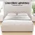Artiss VILA Queen Size Bed Frame Gas Lift Storage Beige Linen Upholstered Tufted Headboard Wooden Slats 300kg