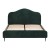 Artiss OLAN Queen Bed Frame, Velvet Upholstered, Dark Green, Solid Wood, Metal Legs, Plush Headboard, 300KG Capacity Artiss OLAN Queen Bed Frame, Velvet Upholstered, Dark Green, Solid Wood, Metal Legs, Plush Headboard, 300KG Capacity