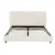 Artiss Cloud Double Bed Frame White Bouclé Upholstery, Sturdy Wood and Metal Platform Base, Fits Double Mattress