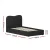 Artiss DARA King Single Bed Frame Boucle Upholstered, Wooden Slat Support, Padded Headboard, Black, 217cm