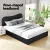 Artiss DARA Queen Size Bed Frame Boucle Upholstered, Wooden Slat Support, Padded Headboard, Black, 300KG Capacity