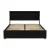 Artiss Queen Bed Frame with LED, 4 Drawers, PU Leather Upholstery, Black, Durable Wood, Easy Assembly