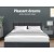 Artiss Bed Frame, Faux Linen, Queen Size, Charcoal, 215x160x86.5cm, Modern Design, Easy Assembly, Sturdy Construction