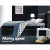 Artiss Fripp King Single Size Trundle Daybed - Black PVC Leather, Space-Saving Design with Foam-Padded Headboard