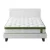 Bedstory Artiss Double Bed Frame in White PVC Leather with Padded Headboard & Hybrid Pocket Coil Mattress, Medium Firm Bedstory Artiss Double Bed Frame in White PVC Leather with Padded Headboard & Hybrid Pocket Coil Mattress, Medium Firm