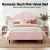 Artiss King Single Velvet Storage Bed Frame with Plush Headboard & White Bedside Table, Pink, 180kg Capacity