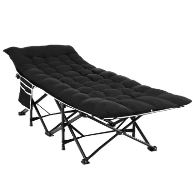 Artiss Heavy Duty Folding Bed with Removable Mattress - Portable, Metal, 185CM, Black, Compact Design for All Spaces Artiss Heavy Duty Folding Bed with Removable Mattress - Portable, Metal, 185CM, Black, Compact Design for All Spaces