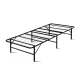 Artiss Duoclev Single Folding Bed Frame - Reinforced Metal Base, Powder-Coated Steel, 36cm Height, 150kg Capacity