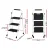 Giantz 3 Step Ladder - Lightweight Folding Steel, Non-Slip, Easy Grip, 150kg Capacity, Space-Saving Design, Black/White Giantz 3 Step Ladder - Lightweight Folding Steel, Non-Slip, Easy Grip, 150kg Capacity, Space-Saving Design, Black/White