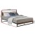 Artiss Dane Double Size Bed Frame - Industrial Design with Metal & Wood, Black Finish, Strong Support, 300kg Capacity Artiss Dane Double Size Bed Frame - Industrial Design with Metal & Wood, Black Finish, Strong Support, 300kg Capacity