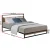 Artiss Dane Double Size Bed Frame - Industrial Design with Metal & Wood, Black Finish, Strong Support, 300kg Capacity
