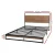 Artiss Dane King Single Bed Frame - Industrial Design, Metal & Wood, Black & Dark Wood, Sturdy Steel, 150kg Capacity
