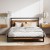 Artiss Queen Bed Frame - Metal & Wood, Industrial Design, Black, Fits Standard Mattress, 300kg Capacity