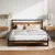 Artiss Queen Bed Frame - Metal & Wood, Industrial Design, Black, Fits Standard Mattress, 300kg Capacity
