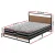 Artiss Queen Size Bed Frame DANE Metal and Wood Industrial Style with Giselle Pocket Spring Mattress, Black