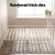 Artiss Double Bed Frame, Metal, White, 192x140x93cm, Stylish Provincial Design with Storage, Easy Assembly