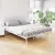 Artiss GROA Queen Size Bed Frame Metal Provincial Style, Powder-Coated Steel, Wooden Slats, Storage Space, White