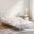 Artiss Bed Frame, Metal, Single Size, White, 192x94x93cm, Provincial Style, Rust-Resistant, Storage Space