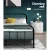 Artiss Leo Double Bed Frame - Black Metal, Country Style, Powder-Coated Steel, Ample Storage, 300kg Capacity