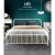 Artiss Leo Queen Bed Frame - White Powder-Coated Steel, Country-Style Design, Strong Support, Ample Under-Bed Storage
