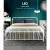 Artiss Leo Queen Bed Frame - White Powder-Coated Steel, Country-Style Design, Strong Support, Ample Under-Bed Storage
