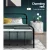 Artiss Leo Metal Bed Frame - Single Size, Black Steel, Country Style, Powder-Coated Finish, with Underbed Storage
