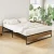 Artiss Oslo Double Bed Frame - Industrial Metal & Wood Design, Sturdy Steel Construction, Fits Standard Mattress