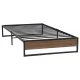 Artiss Oslo Single Bed Frame - Industrial Metal & Wood Design, Sturdy Steel Build, Fits Standard Mattress Artiss Oslo Single Bed Frame - Industrial Metal & Wood Design, Sturdy Steel Build, Fits Standard Mattress