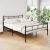 Artiss SOL Double Metal Bed Frame, Black, Powder-Coated Steel, Sturdy Support, Underbed Storage, 198x142x88cm