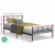 Artiss Sol Single Bed Frame, Black Metal, Sleek Design, Powder-Coated Steel, Ample Under-Bed Storage