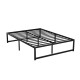 Artiss Double Bed Frame, Metal, Black, 192x139x37cm - Tino, Rust-Resistant, Heavy Duty, Easy Assembly, Ample Storage