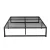 Artiss Queen Size Metal Bed Frame, Black Steel, 205x155x37cm - Minimalist Design, Rust-Resistant, Storage Space Artiss Queen Size Metal Bed Frame, Black Steel, 205x155x37cm - Minimalist Design, Rust-Resistant, Storage Space