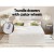 Artiss Aura Double Bed Frame White, 2 Storage Drawers, USB Charging Ports, Sturdy Particleboard, 300kg Capacity