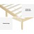 Artiss Bruno Double Size Bed Frame - Solid Pinewood Base, Sturdy Timber Platform with Wooden Slats, Easy Assembly