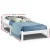 Artiss LEXI King Single Bed Frame, Solid Pine Wood, White, Sturdy Design with Storage Option, Fits Aus Mattresses