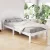 Artiss LEXI Single Bed Frame, Solid Pine Wood, White Finish, Fits Australian Mattress, Sturdy Design, 23cm Clearance