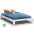Artiss Bed Frame Double Size, Pine Wood, White, 197x145cm, Stylish Durable Design with Extra Storage Space