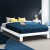 Artiss Bed Frame Double Size, Pine Wood, White, 197x145cm, Stylish Durable Design with Extra Storage Space