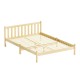 Artiss Wooden Bed Frame, Double Size, Solid Pine, Oak, 198x145cm, Rustic Classic Design, Extra Storage, Sturdy Build Artiss Wooden Bed Frame, Double Size, Solid Pine, Oak, 198x145cm, Rustic Classic Design, Extra Storage, Sturdy Build
