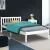 Artiss Sofie Single Bed Frame - White Pine Wood, Sturdy Design, Fits Australian Mattress, Eco-Friendly Finish