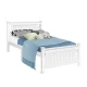 Artiss Single Size Wooden Bed Frame - Solid Pine Wood, White Finish, Eco-Friendly Paint, Fits Australian Mattress