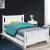Artiss Rio Single Bed Frame with 2 Drawers, Pine Wood, White Finish, Strong Timber Slats, Eco-Friendly Paint