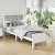 Artiss King Single Bed Frame - White Pine Wood with Storage Shelves, Sturdy Plywood Slats, Eco-Friendly Finish