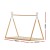 Artiss Wooden Kids House Bed Frame Single Size Oak ENID, Solid Pine, Non-Toxic, Fits Australian Mattress, 150kg Capacity Artiss Wooden Kids House Bed Frame Single Size Oak ENID, Solid Pine, Non-Toxic, Fits Australian Mattress, 150kg Capacity