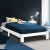 Artiss Bed Frame Single Size Pine Wood White Jade - Durable, Eco-Friendly, Extra Storage, Fits Australian Mattress