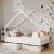 Artiss Kids Single House Bed Frame White, Solid Pine Wood, Timber Slats, 2 Storage Drawers, Montessori Design Artiss Kids Single House Bed Frame White, Solid Pine Wood, Timber Slats, 2 Storage Drawers, Montessori Design